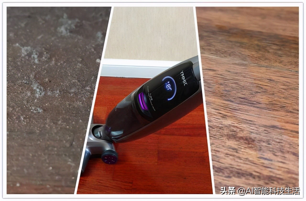 吸拖洗一体 清洁完即干 吉米x8速干洗地机舒爽体验