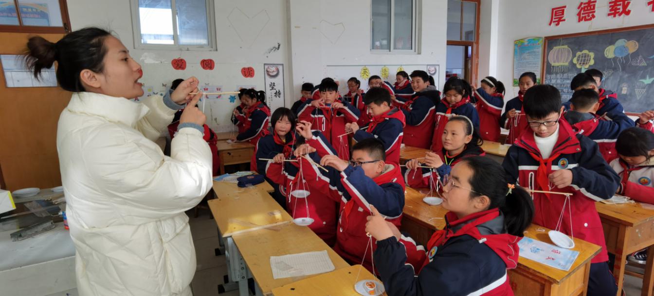 临沂爱心支教团队走进莒南县筵宾镇中心小学