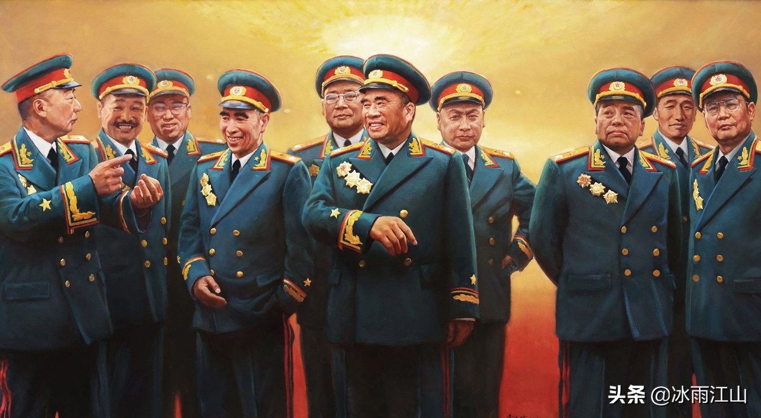 1955年大授衔，中国人民解放军第一次授衔，永载史册