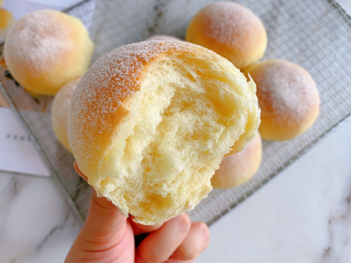 图片[3]-北海道牛乳小面包做法步骤图-起舞食谱网