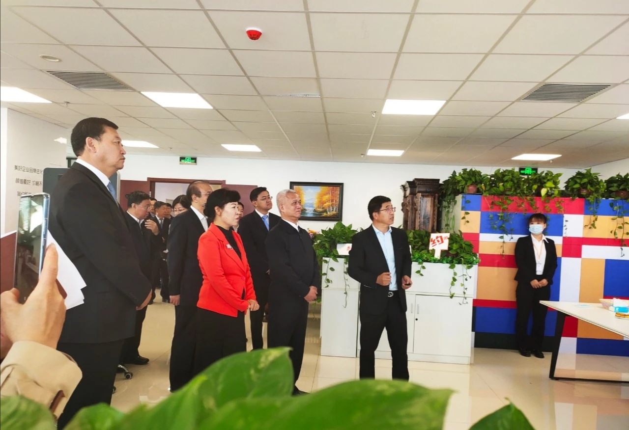 内蒙古自治区党委常委，市委书记王莉霞一行考察奇点蜂巢