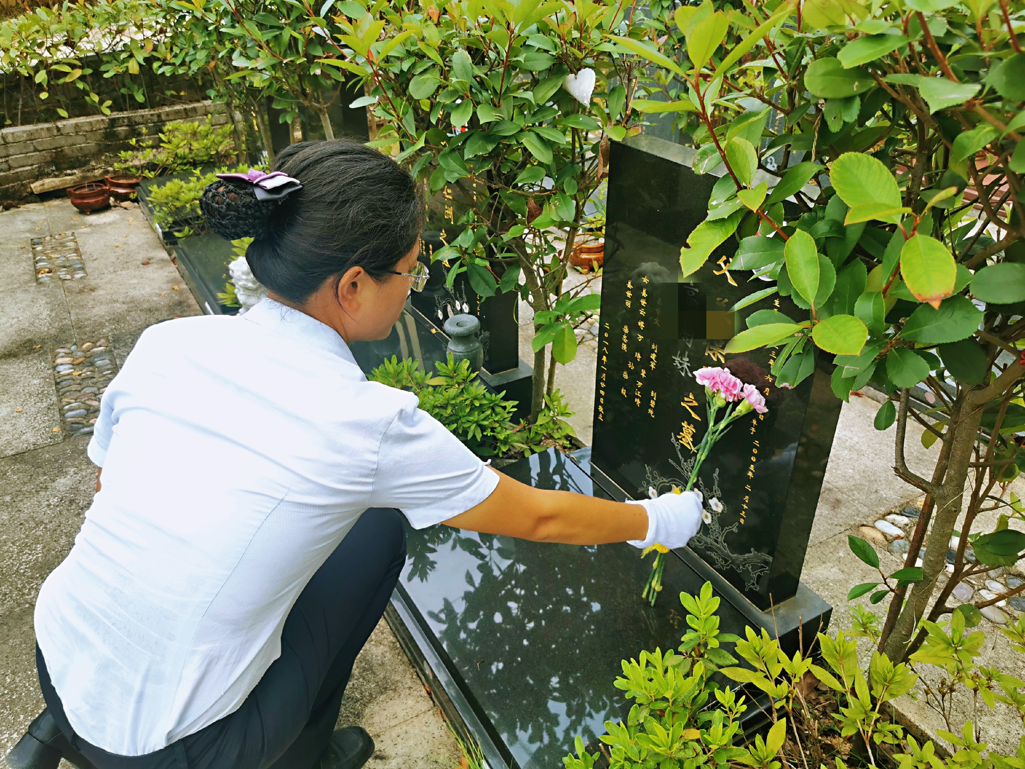 为逝去的师者祭扫，铭记那的谆谆教诲