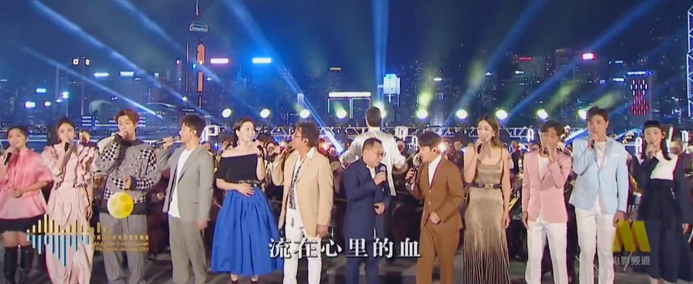 大湾区晚会终于不再流量当道，王菲不在C位，赵丽颖镜头一扫而过