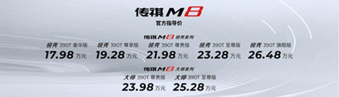 国产MPV神器！广汽传祺GM8更名M8，只要17.98万起售