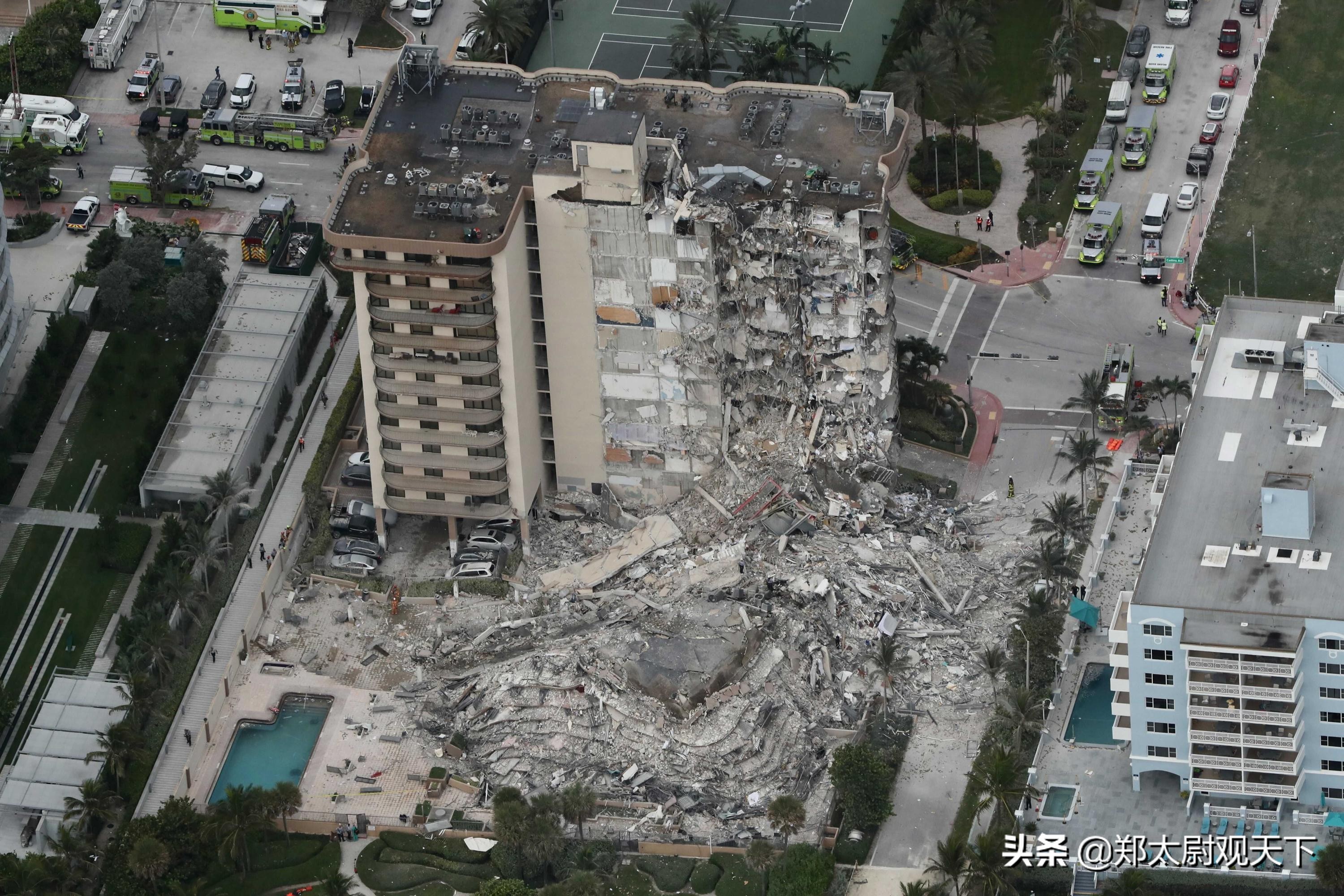 美国大楼垮塌150多人被埋：救援缓慢引争议，州长抱怨尸臭难闻
