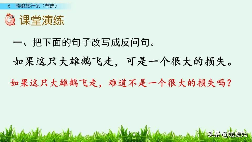 六年级下册语文第6课《骑鹅旅行记(节选)》图文详解及同步练习