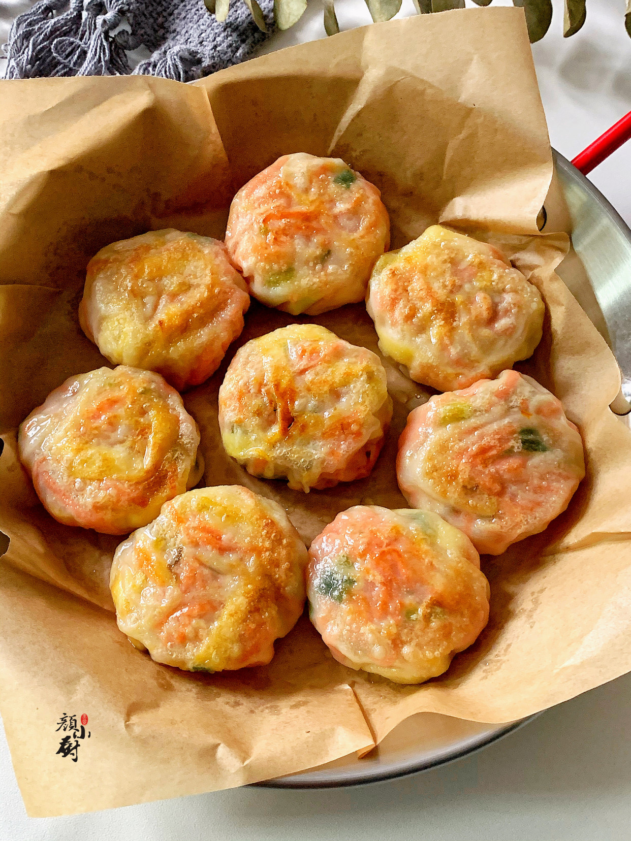 早餐，我常做這個吃，食材買來包上餡煎一煎，真美味