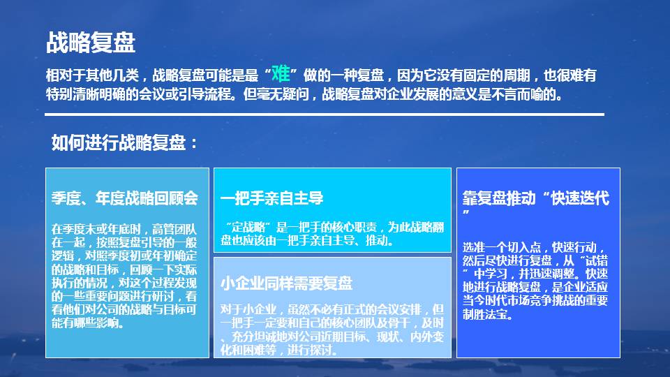 什么是复盘？如何把经验转化为能力？全篇PPT详解