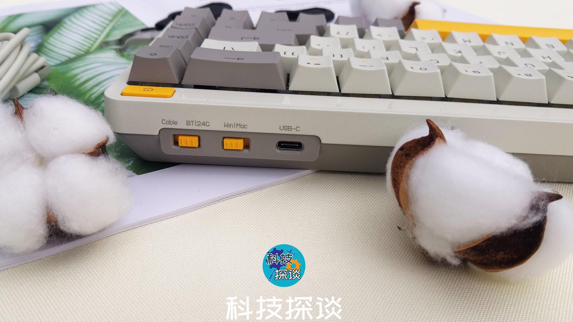 觸感絲滑，佳達(dá)隆G黃Pro軸體，米物ART系列三模68鍵鍵盤體驗(yàn)