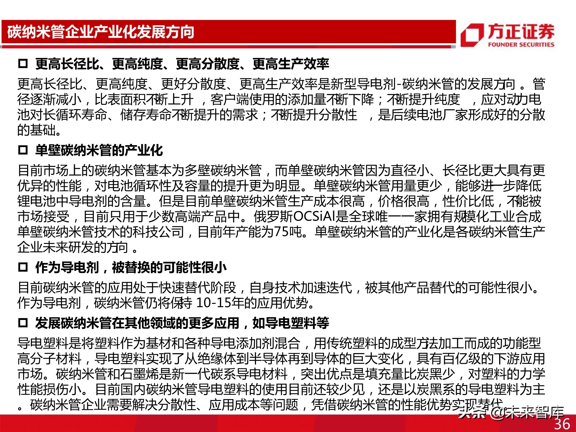 新型导电剂碳纳米管专题报告：性能优越，需求强劲