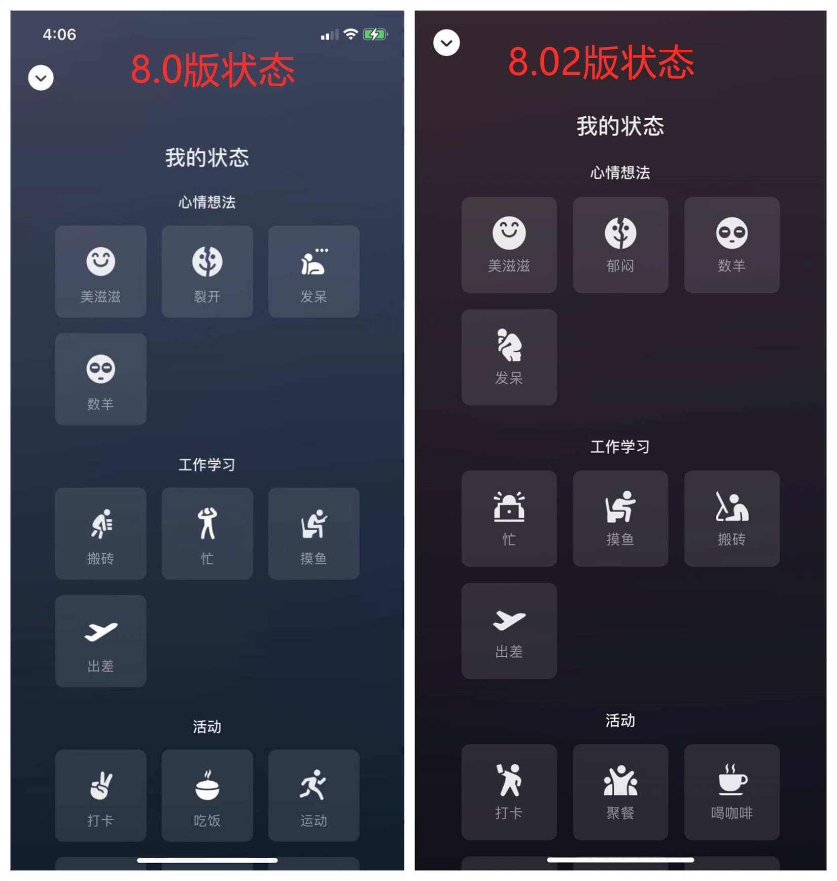 Small letter 8.02 release! Support of red bag cover is private order make, these 6 functions had new change