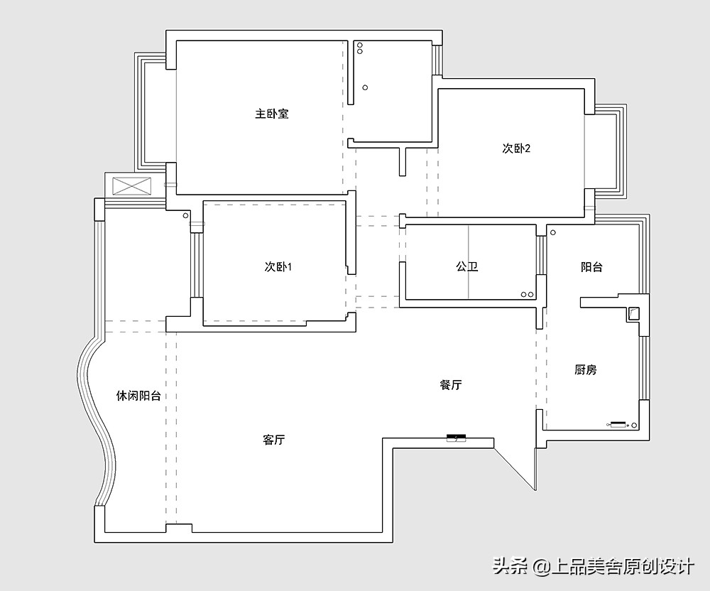 130平米北欧甜美风，主卧室床头大气壁画，让女主人享受甜蜜美梦