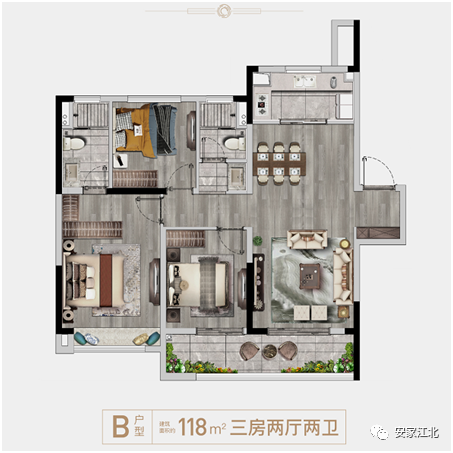 拼手速！江北直管区红盘马上收官！首付30万起买地铁口大三房