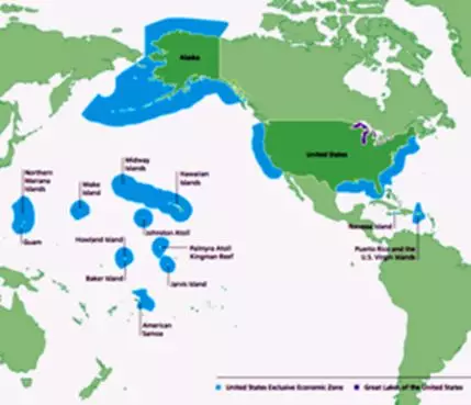 全球五大海洋專屬經濟區！ 法國第一，中國不及美國三分之一