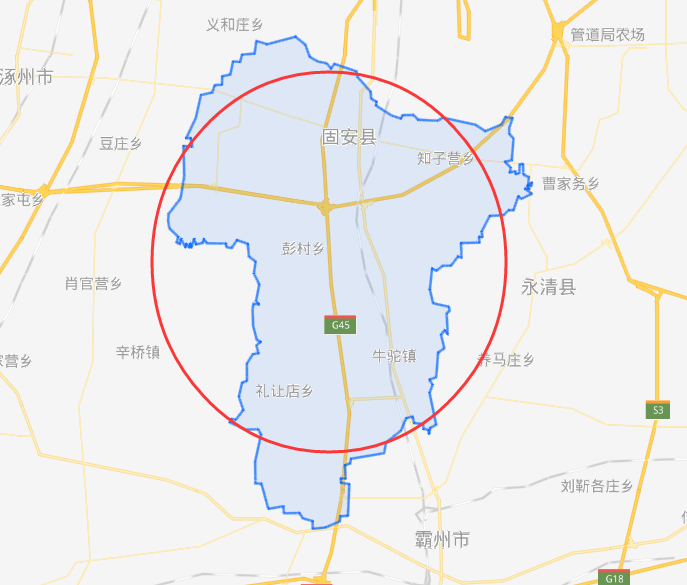 河北省一个县，人口超50万，距北京天安门50公里！