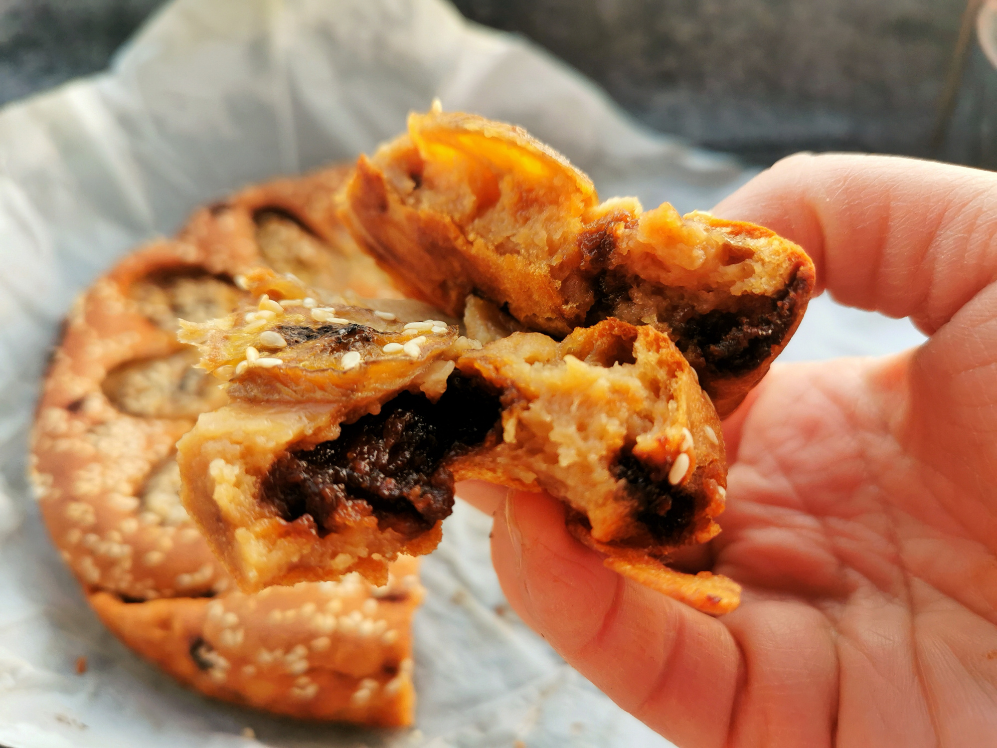 自製香蕉紅糖烤年糕，不用揉麵不用蒸，外脆裡糯，解饞暖胃寓意好