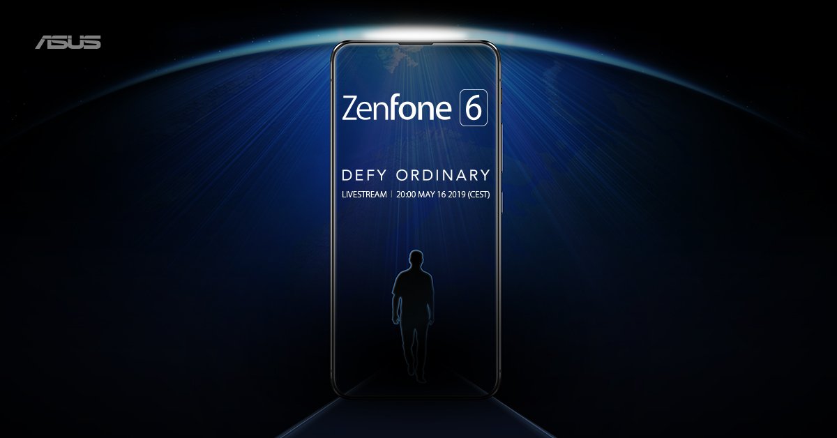 又一真全面屏旗舰级出场：asus官方宣布5月16日公布Zenfone6