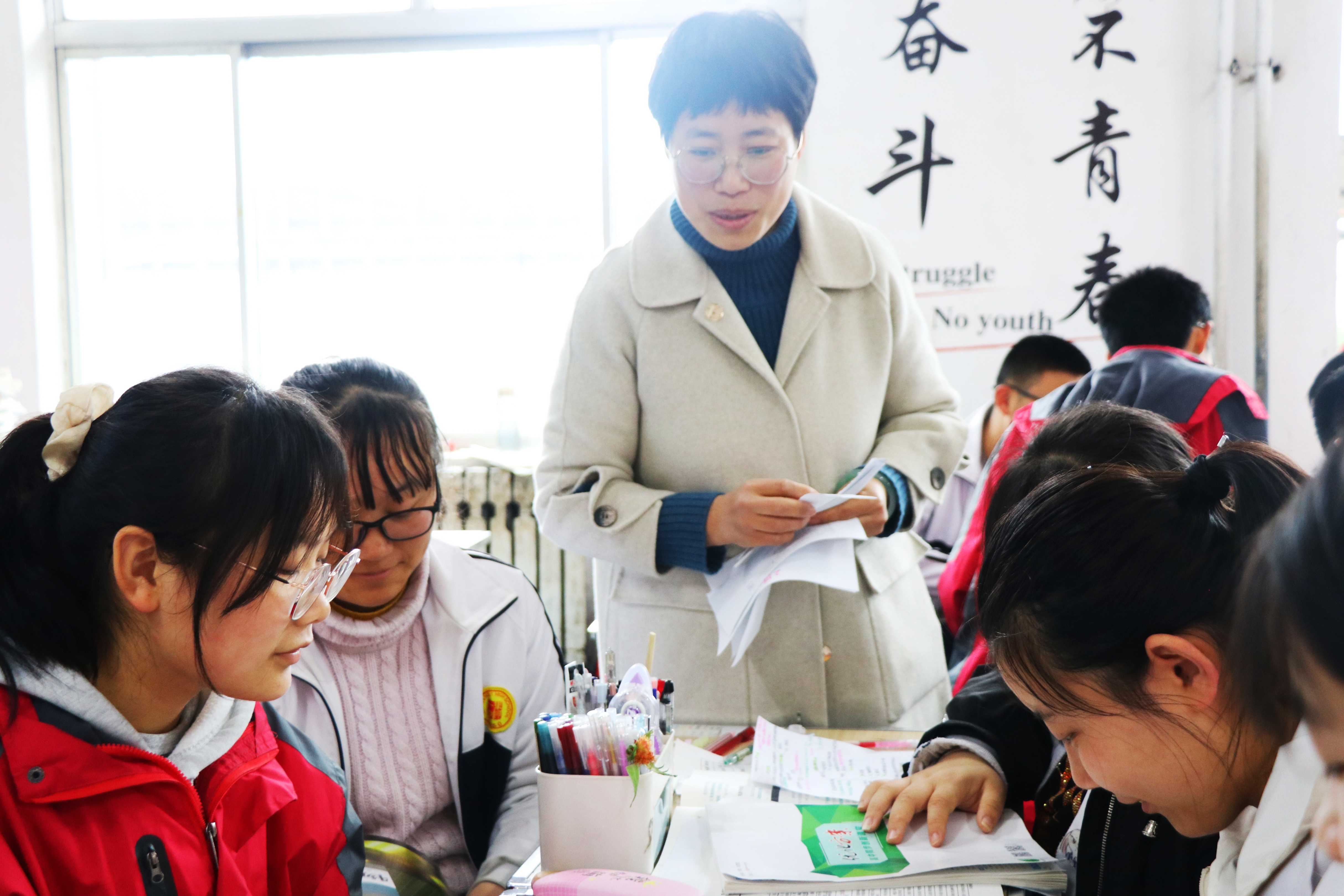 广义思维导图第一人杨艳君老师莅临东阿一中进行第四次专题培训