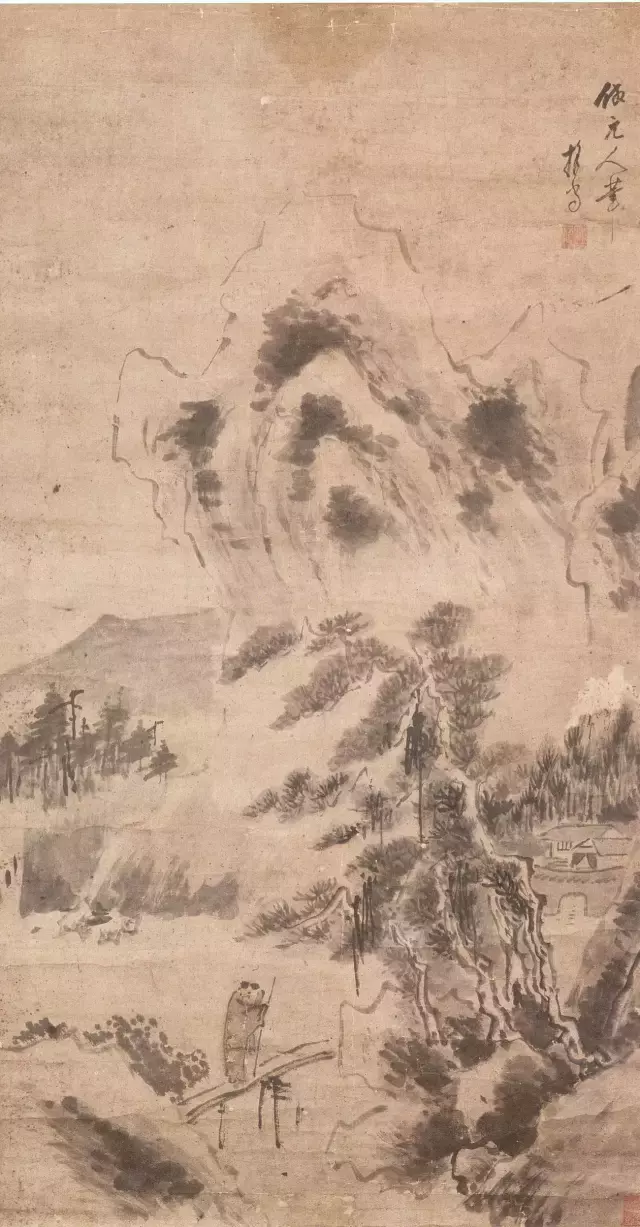 这位和尚的画,简到了极致,影响后世几百年