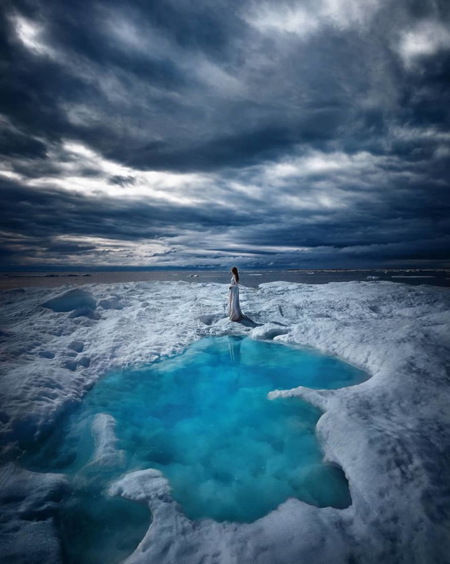 Annulus of 36 pieces of husband and wife swims world trip is illuminated, beauty of every Zhang Dou becomes fairy tale world, 