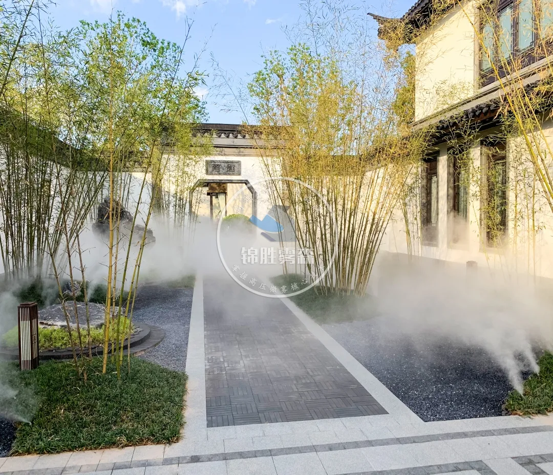 人造雾建设生态园林,享生态环境——锦胜雾森