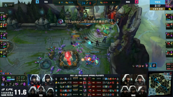 LOL-LPL：双TP极限偷家笑到最后，RNG鏖战五局3-2淘汰TES