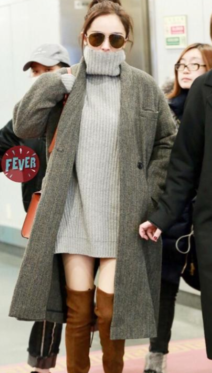 杨幂才是真的“腿精”！这靴子一般人谁敢买，