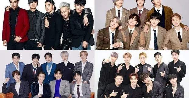韩国媒体选定的Kpop男子组合Top10是哪些?1位究竟是谁?