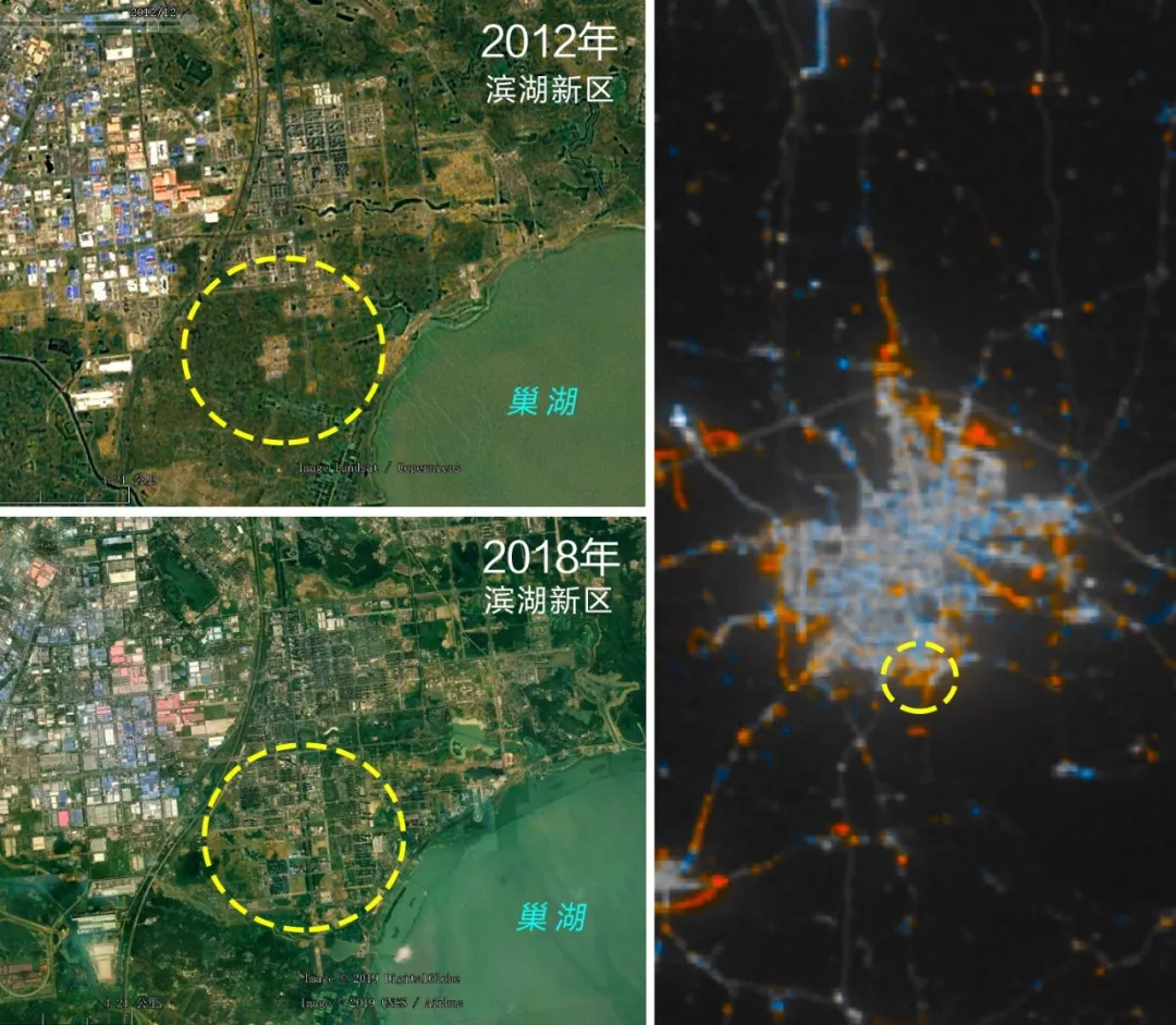 这张神奇的夜色灯光图，揭秘了安徽发展！来看看哪个市灯光最亮？