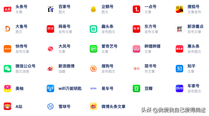 自媒体都有哪些平台？
