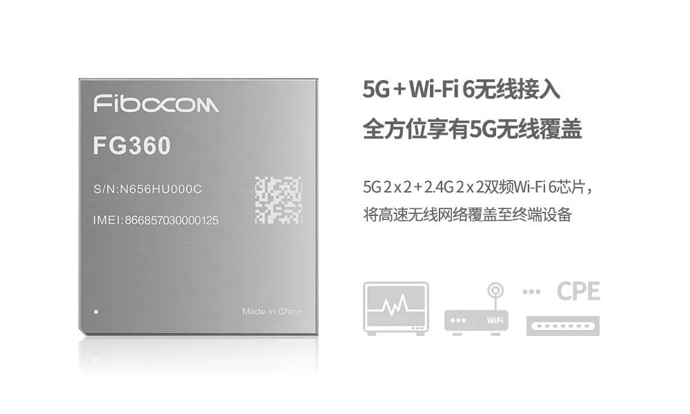 广和通5G模组FG360全球首次完成5G驻网