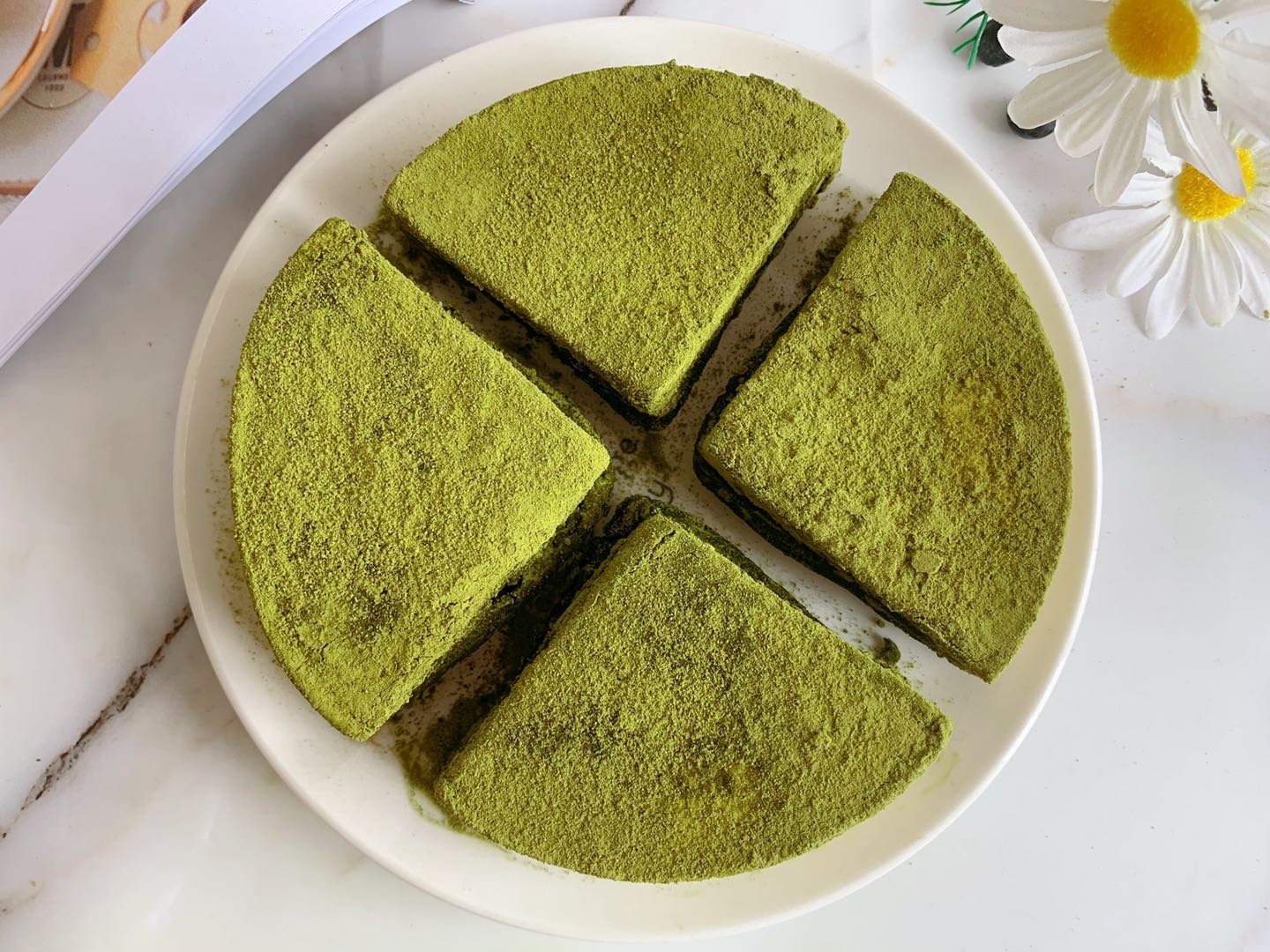 网红抹茶冰乳酪蛋糕，制作简单味道赞，学会了给家人露一手