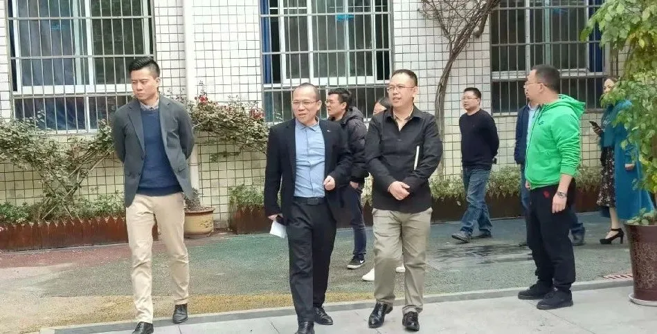 成都市现代制造职业技术学校张化兵副校长一行到双流建校交流考察