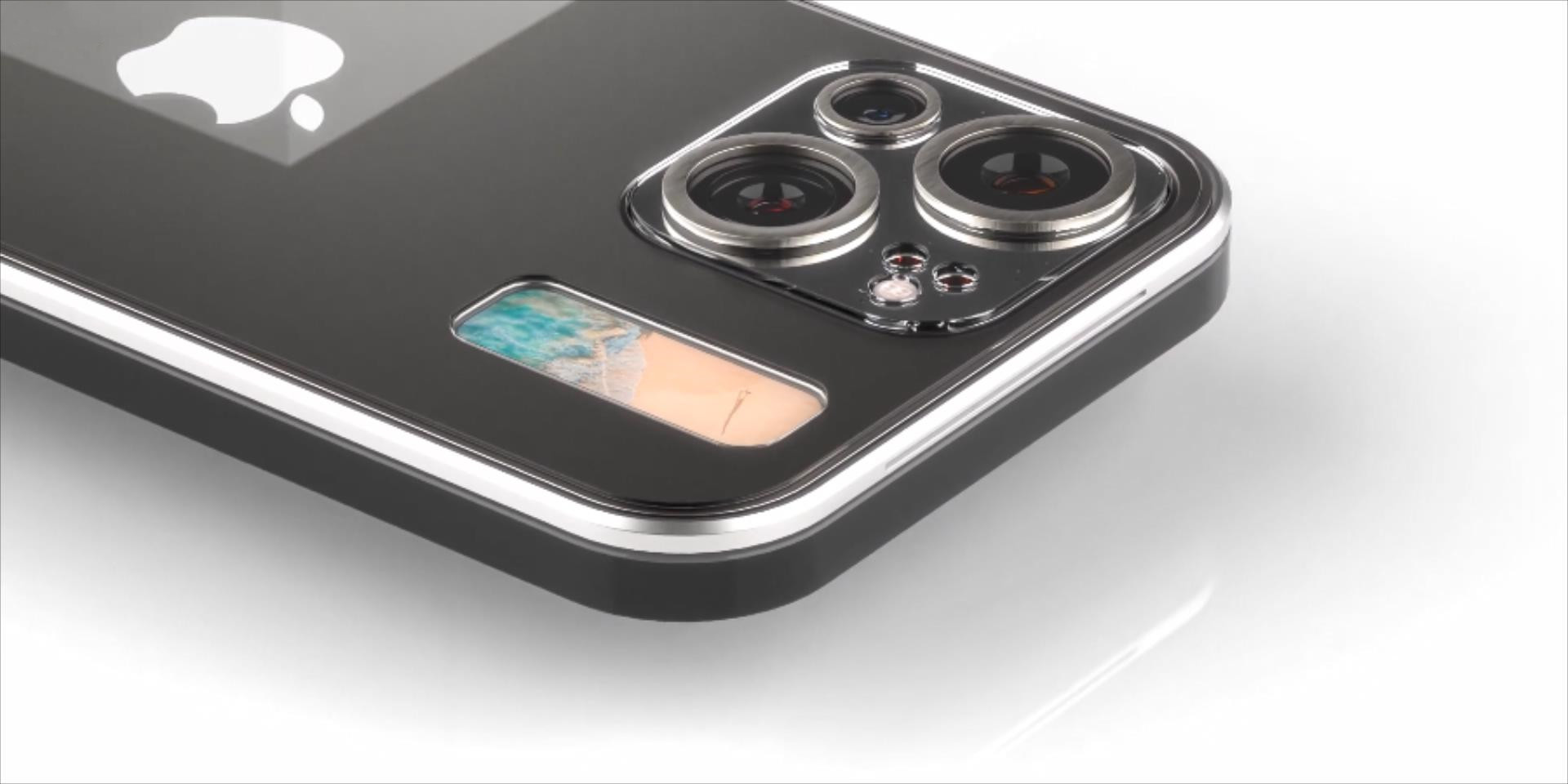 iPhone13Pro渲染图：1寸小窗+无边框直屏，这是苹果的自我突破？