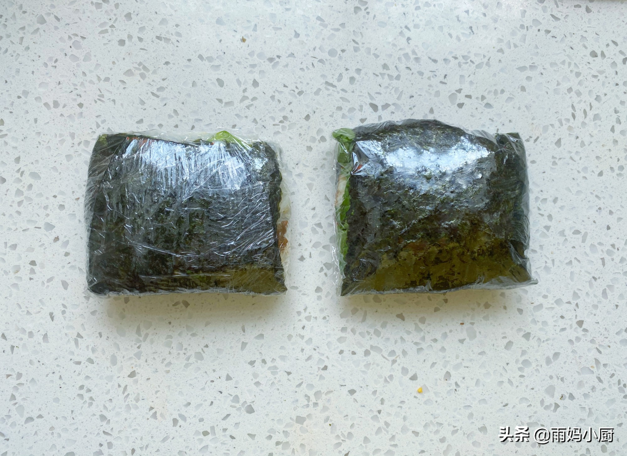 2分鐘疊好的網紅便當海苔包飯，做法簡單又方便，懶人早餐必備