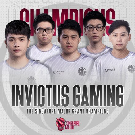 IG conquer EG, flourish ascends throne of champion of DOTA2 Singapore Major
