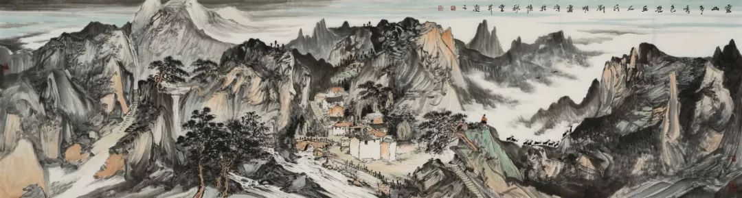 读古能悟，捉笔手灵——导师评青年画家刘明雷和他的山水画