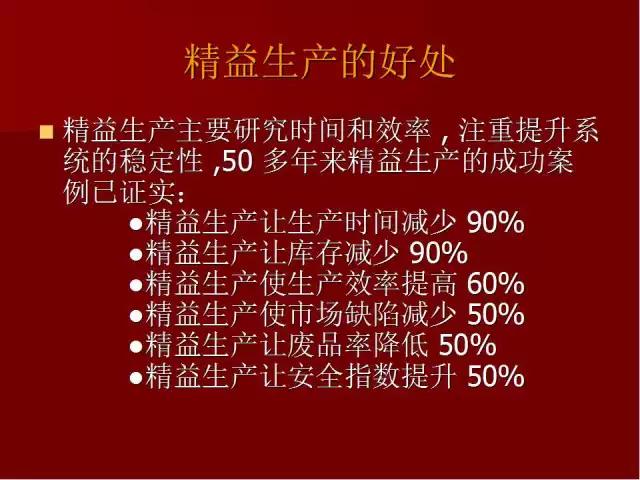 「標桿學習」PPT全面解讀精益生產管理