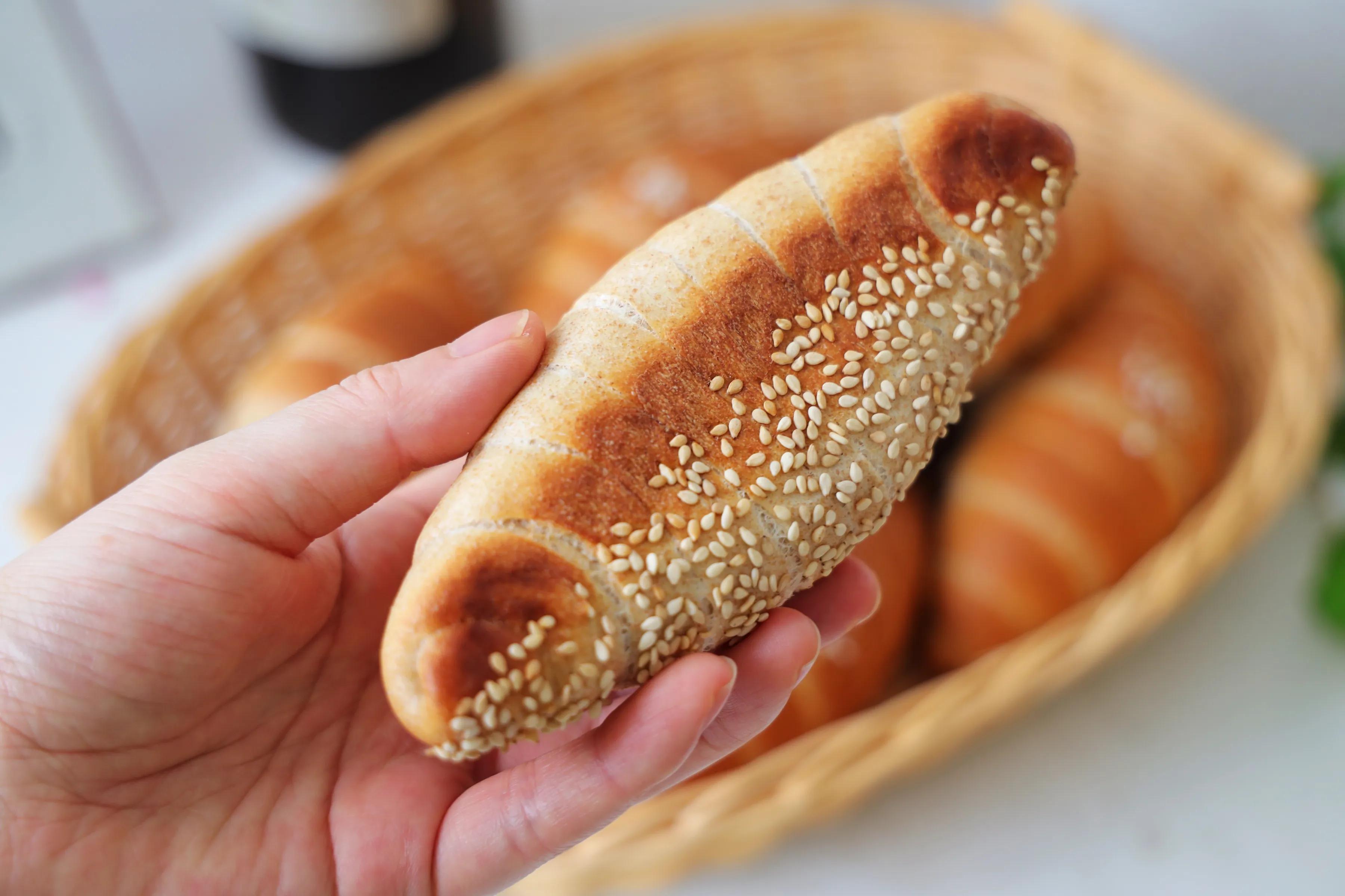 早餐最爱的日式海盐面包，脆脆的表皮，柔软的内心，一吃就上瘾