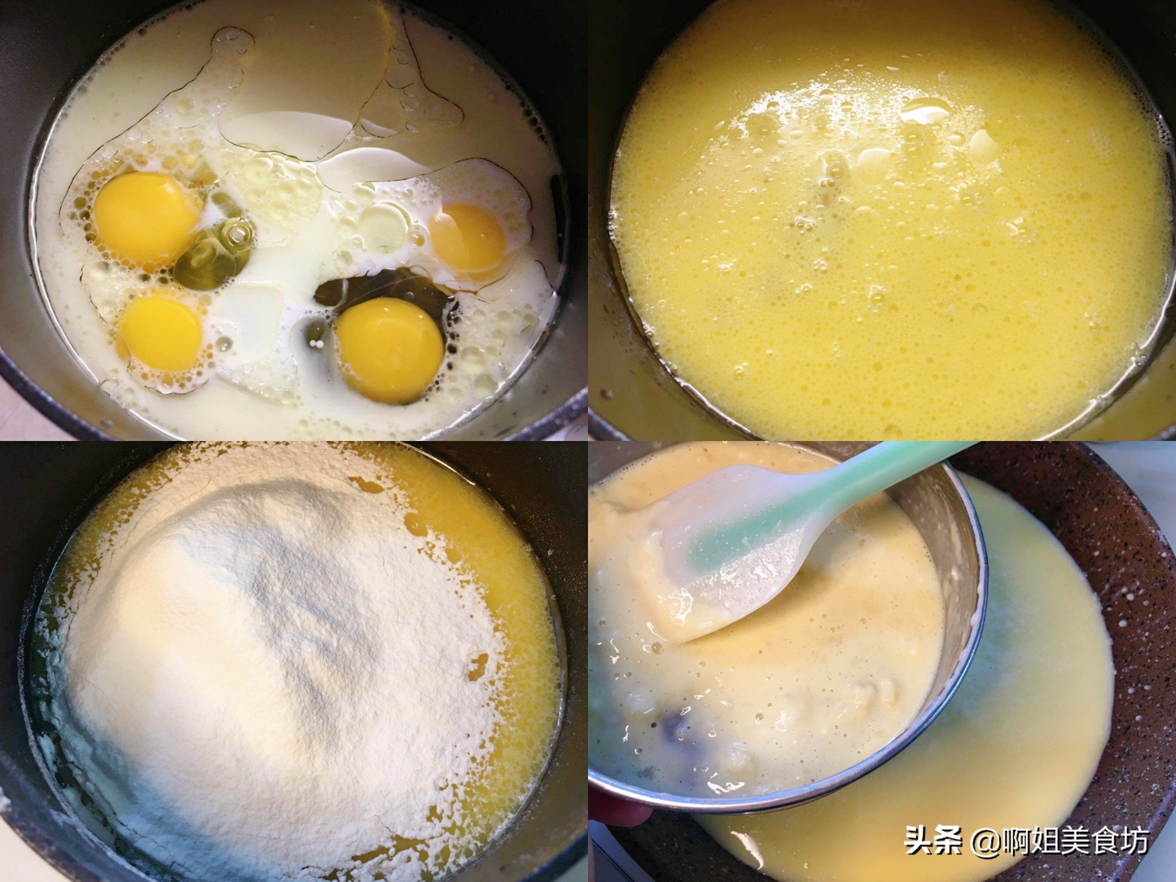 The child’s favorite custard bag is fluffy, noisy, and rich in milk, so I don’t have to go out to buy