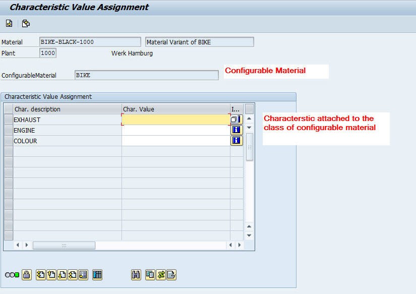 SAP VC銷售訂單中可配置物料的使用