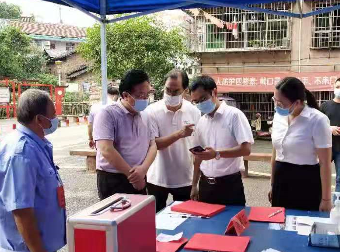 劉志良深入洪江區督導區鄉人大換屆選舉工作