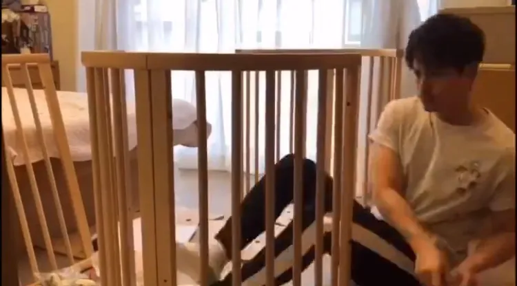杨怡给女儿换超大婴儿床，小珍珠睡觉显超萌，表示能用到出嫁
