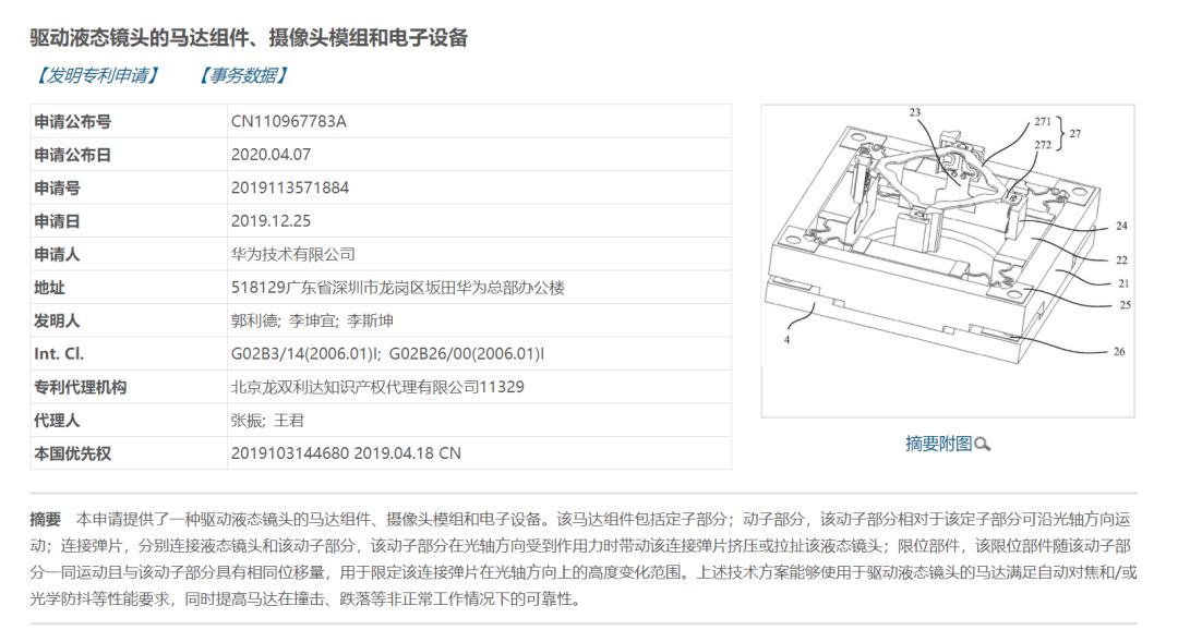 华为首发？明年拍照又有黑科技，液态镜头了解一下