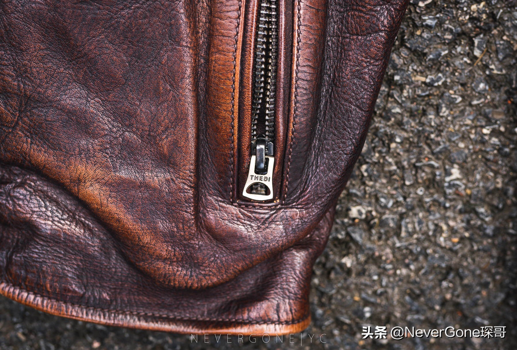 小众没人气的皮衣：Thedi J100做旧机车皮衣