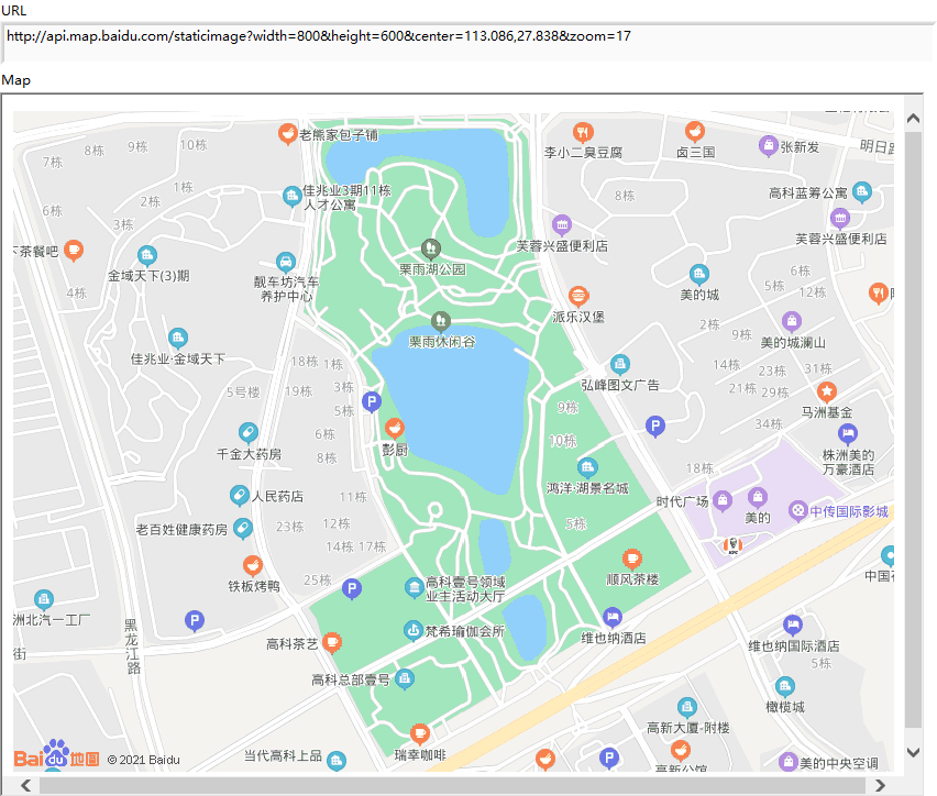 LabVIEW调用百度地图服务