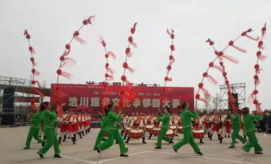 “華彩渭南·鼓舞合陽”鑼鼓大賽首場比賽圓滿完成