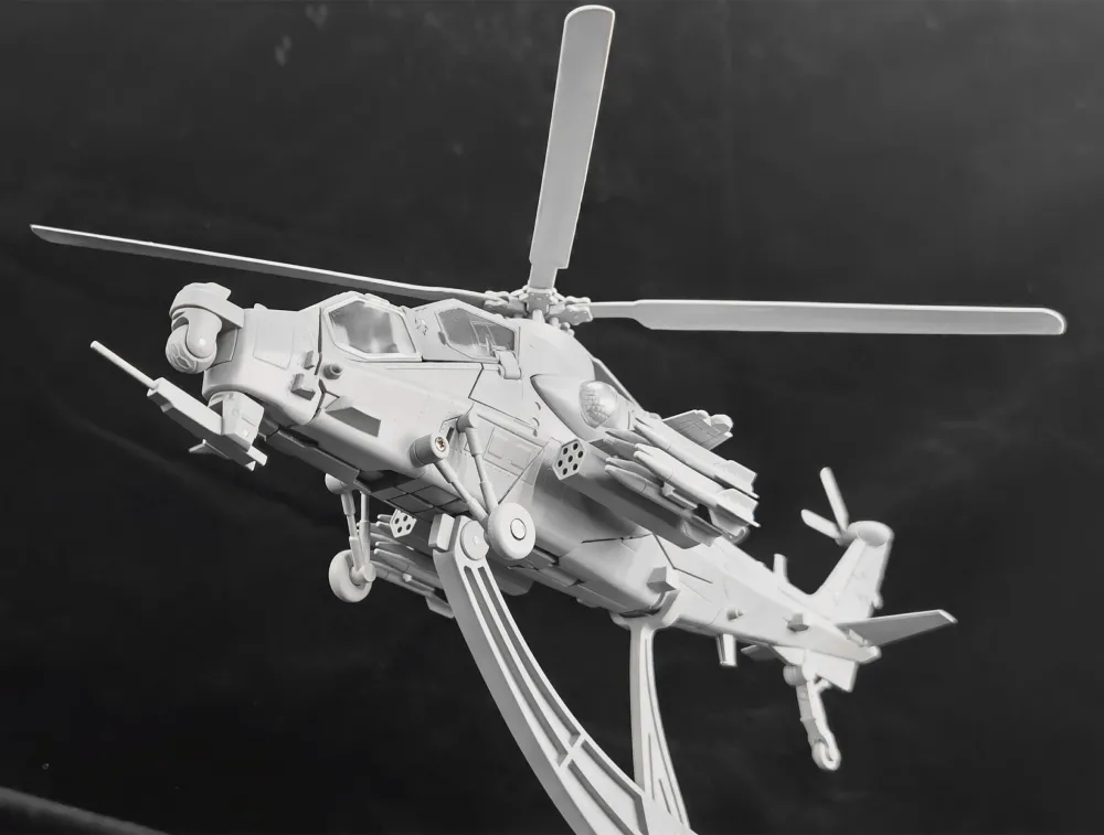 神机工业推出武直-10“暗鸮”变形机器人模型