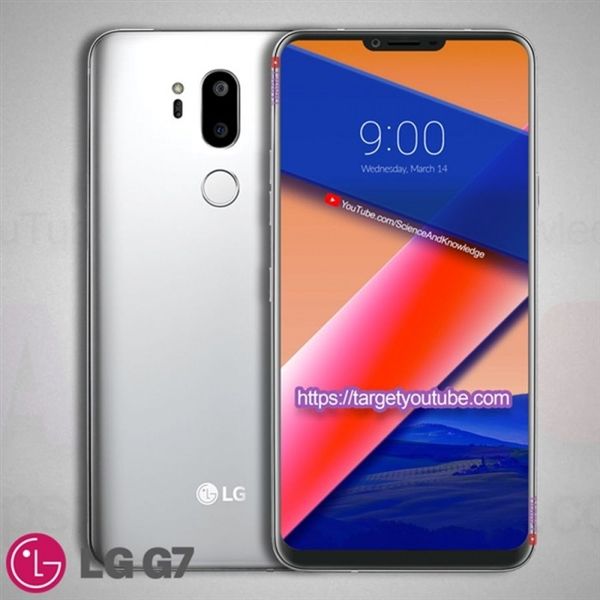 LG G7宣图曝出：又一款有下颌的流海全屏手机