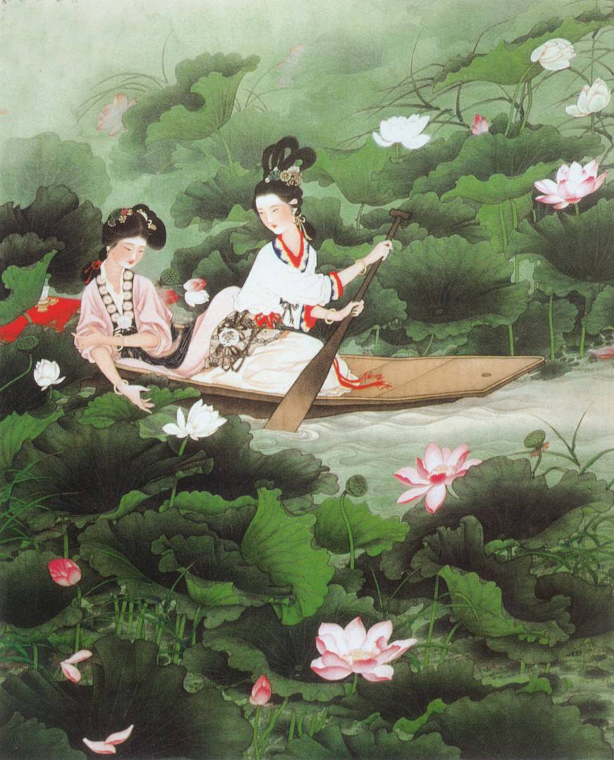 采莲曲王昌龄翻译欣赏采莲曲全文的意思